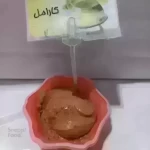 بستنی کارامل ویژه ۳ اسکوپ - بستنی کارامل ویژه، در بسته بندی بهداشتی