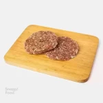 همبرگر خانگی مخلوط گوشت گوساله و گوسفندی 1 کیلوگرم - همبرگر خانگی 100 درصد مخلوط گوشت گوساله و گوسفندی، 7 عدد