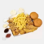 سبد سوخاری - 3 عدد بال سوخاری تند، 3 عدد لقمه سوخاری تند، 3 عدد کتف سوخار...