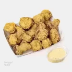 قارچ سوخاری - 12 تا 15 عدد قارچ سوخاری، سس مخصوص