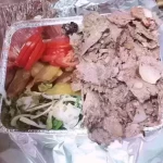 کباب ترکی گوشت پرسی یک نفره - کباب ترکی گوشت، نان باگت، دورچین به انتخاب شما