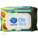 دستمال پاک کننده آرایش دافی مدل moisturizer - ۵۰ عددی، مدل Q۱۰ Plus