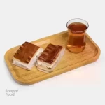 پای پنیر و گردو جعبه بزرگ 1.400 تا 1.450 کیلوگرم - ترکیب پنیر خامه ای، گردو، کرم مخصوص کم شیرین، با دو لایه نان...