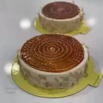 کیک نسکافه کارامل کوچک (950 تا 1 کیلوگرم) - 