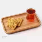 شیرینی عسلی خلال بادام 1 کیلوگرم - ± 50 گرم، عسل، زعفران، مغز بادام، دکور ثابت
