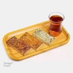 شیرینی نازک ارمنی 1 کیلوگرم (60 تا 70 عدد) - شیرینی ترد با ترکیب آرد سفید و کره، تزیین شده با کنجد 