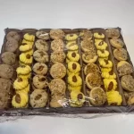 شیرینی خانگی مغز دار کد ۲۰۵ 1 کیلوگرم - شیرینی خانگی با مغز بادام و گردو