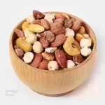 آجیل چهار مغز شور مخصوص ۲۵۰ گرم - مغز پسته، بادام هندی، فندق ایرانی، بادام