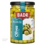 زیتون باهسته معمولی ایرانی بدر 650 گرم -  زیتون شور بدر با هسته 650 گرمی