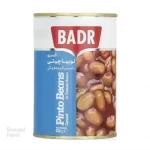 کنسرو خوراک لوبیا چیتی بدر ۴۲۰ گرم - یک بسته کنسرو خوراک لوبیا چیتی بدر ۴۲۰ گرم