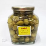 زیتون سبز درشت و اعلا(۳۲۰ گرم) - خوشمزه و طبیعی