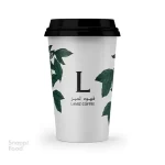 لیوان طرح درختچه قهوه لمیز - ماگ چند بار مصرف( صد بار مصرف )، مناسب نوشیدنی گرم و سرد، حج...