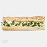 ساندویچ الویه ژامبون مرغ لوتوس - 250 گرم الویه ژامبون 90%،جعفری،نان باگت فرانسه