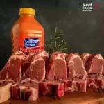استیک تی بن گوسفندی 1 کیلوگرم - راسته و فیله بره نر با استخوان، ساده یا طعم دار شده در روغن...
