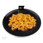 میگو زعفرانی 1.5 کیلوگرم - میگو پاک شده، طعم دار شده با زعفران و سبزیجات و ادویه های مخ...