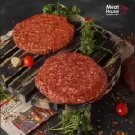 همبرگر دست ساز 1 کیلوگرم - آماده طبخ، ارایه در بسته بندی بهداشتی