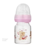 بیبی لند شیشه شیر 60 میل پیرکس رنگ ابی  - انتی کولیک
