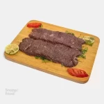 برگ مغز راسته گوساله کبابی 500 گرم - ± 50 گرم، با بهترین کیفیت از مغز راسته گوساله به صورت چنچه ا...