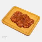 جوجه کبابی ران باربیکیو 500 گرم  - ± 50 گرم ، با بهنرین کیفیت ، ران بی استخوان مرینیت شده با س...