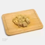 جوجه کبابی ران سیر و کره 1 کیلوگرم  - ران مرغ خرد شده کبابی، طعم دار شده با سیر و کره، ارایه به صو...