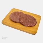 برگر مخلوط گوشت گوسفندی و گوساله ۱ عدد (۲۰۰ گرم) - مخلوط ران گوساله و ران گوسفندی با بدون چربی، آماده طبخ، ارای...