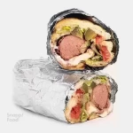 ساندویچ کوکتل با قارچ و پنیر - 3 عدد کوکتل 70% گوشت، قارچ، پنیر پیتزا، کاهو، گوجه، خیارشور،...
