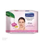 دستمال مرطوب پاک کننده آرایش چشم و صورت سپتونا ارکید 20عددی - دستمال مرطوب پاک کننده آرایش برای انواع پوست