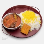 کترینگ شیرزاد چلو خورشت قیمه بادمجان