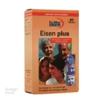 قرص آیزن پلاس یوروویتال 60 عدد EISEN PLUS - با دارا بودن مقادیر کافی از آهن و ویتامین B۱۲، مناسب جهت است...