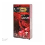 کاندوم۱۲عددی MAGIC کلایمکس اسانس انار - خاردارو شیار دار
مواد روان کننده
تاخیری