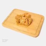 جوجه کبابی ران با طعم پنیر دودی 1 کیلوگرم - ران مرغ کامل خرد شده کبابی، طعم دار شده با پنیر دودی و ادویه...