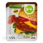 چیز برگر گیاهی نوپرو 400 گرم - برگر گیاهی با 10% پنیر خام 
منجمد و بر پایه گندم 