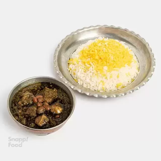 کلبه خوراک باباحاجی-چلو خورشت